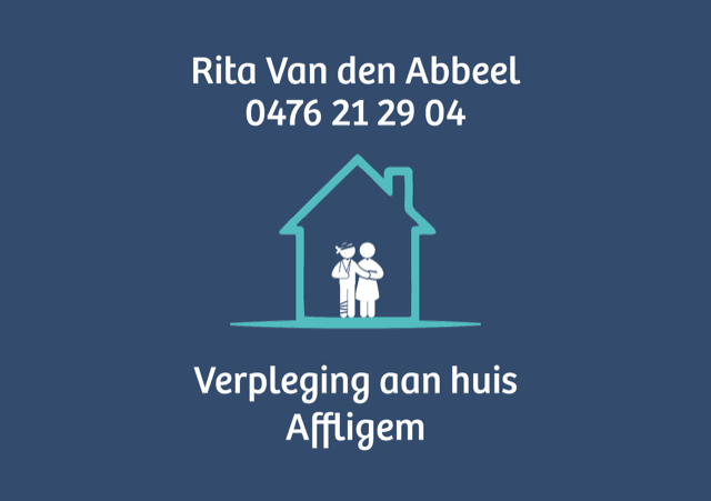 Volledig Logo Verpleging aan huis - Rita Van den Abbeel en co (Affligem) met Telefoonnummer